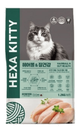 헥사키티 헥사키티 캣 헤어볼과 장 건강