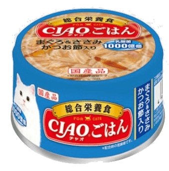 이나바 이나바 챠오 주식캔 A-251 참치+닭가슴살+가다랑어포