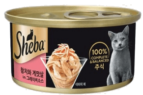 쉬바 쉬바 캣 주식캔 참치&게맛살 그레이비소스