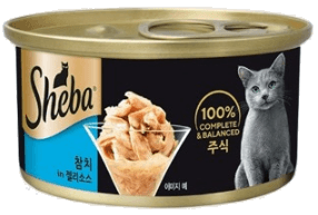 쉬바 쉬바 캣 주식캔 참치 젤리소스
