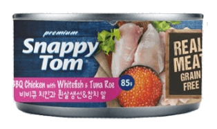 스내피톰 스내피톰 캣 프리미엄 비비큐 치킨&흰살생선&참치알 캔